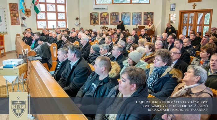A bocskaikerti ökumenikus templomban rendezték meg a Hajdúvidéki Református Egyházmegye presbiteri találkozóját